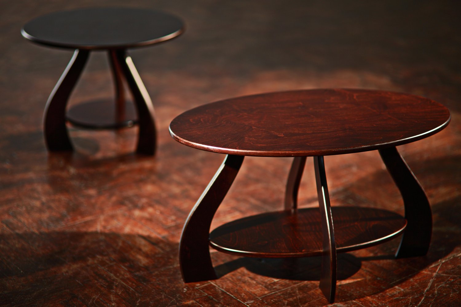 Журнальный стол серия "Лира" овал 2018г.